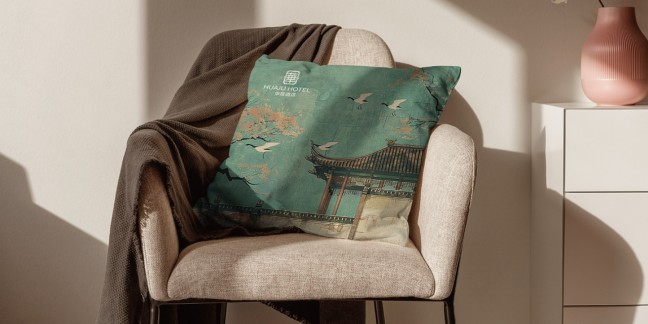 华居酒店品牌VI设计案例 新中式酒店