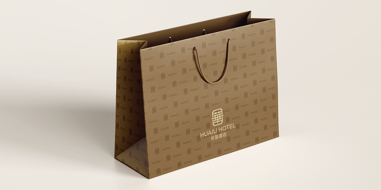 华居酒店品牌VI设计案例 新中式酒店