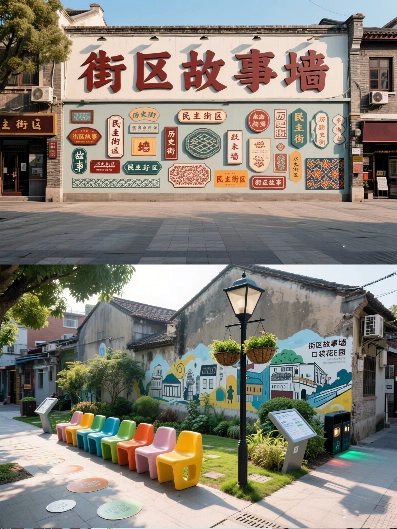 民主街区焕新颜，美陈设计点亮城市新角落（图ZMTUyMDkyMTY=） - 资讯 - 站酷设计师新锐策展设计圈原创素材 - 站酷ZCOOL