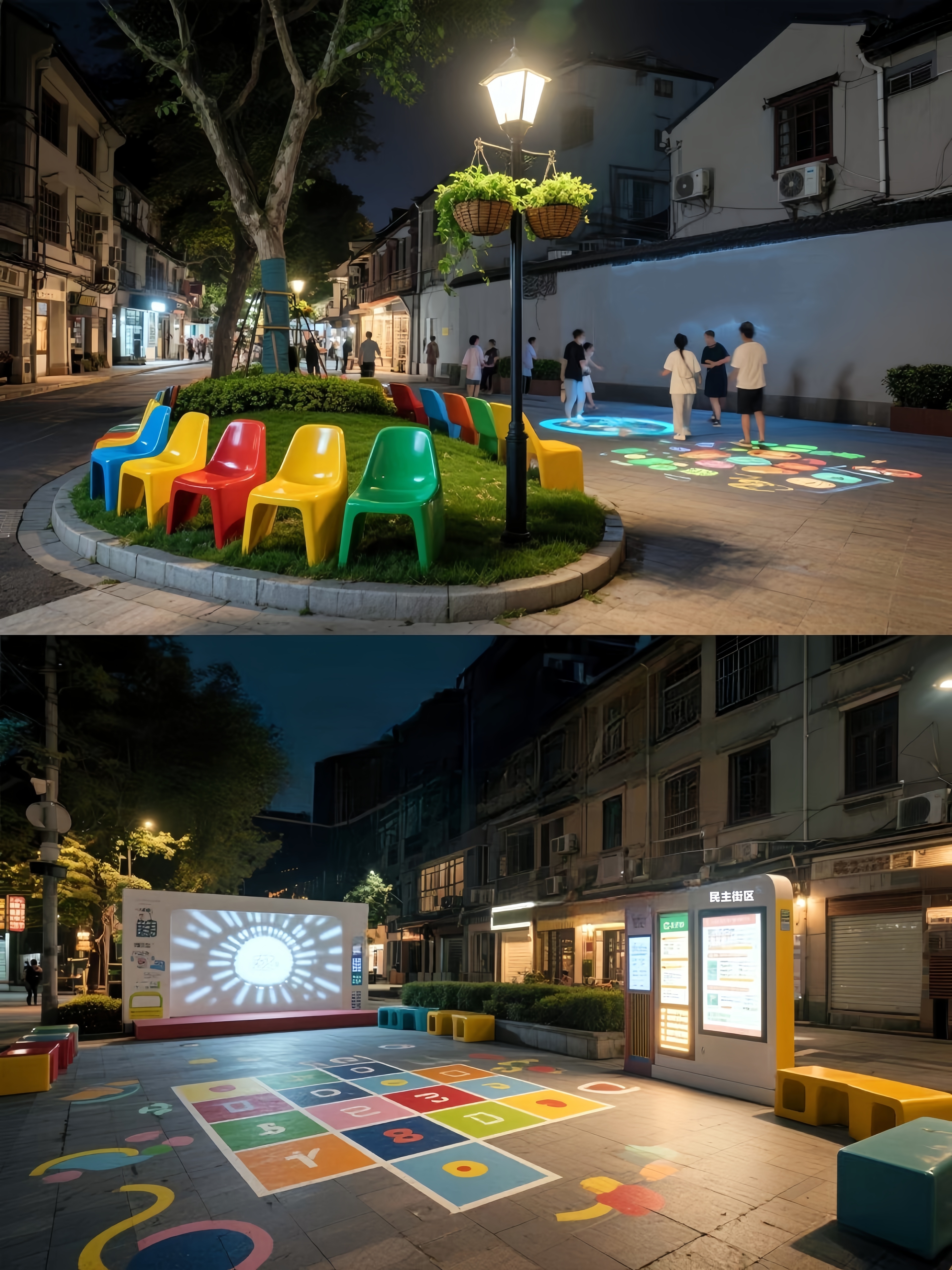 民主街区焕新颜，美陈设计点亮城市新角落（图ZMTUyMDkyMjg=） - 资讯 - 站酷设计师新锐策展设计圈原创素材 - 站酷ZCOOL