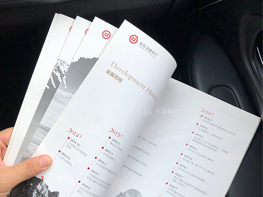 水墨风金融管理行业公司画册设计