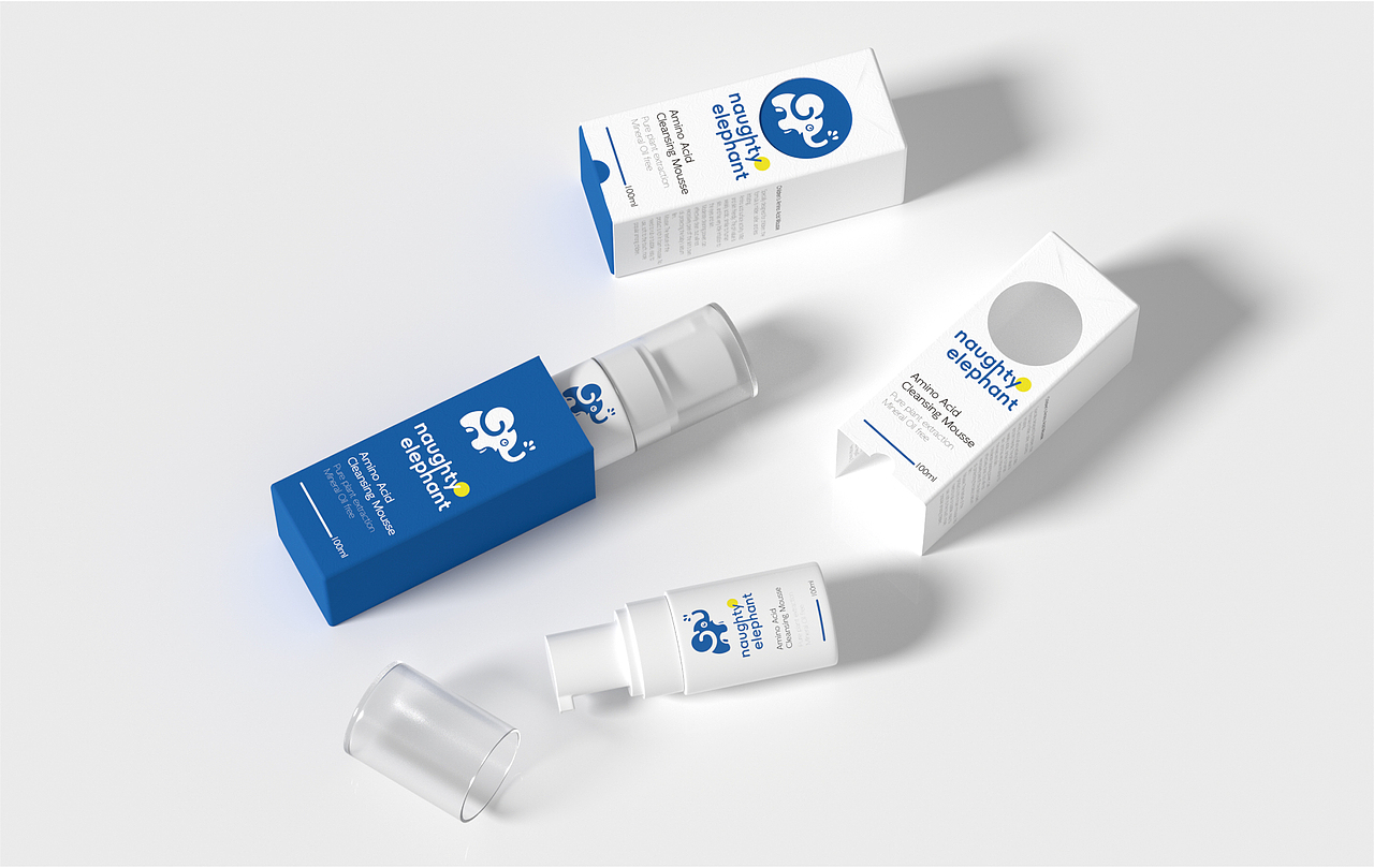naughty elephant 药妆包装设计