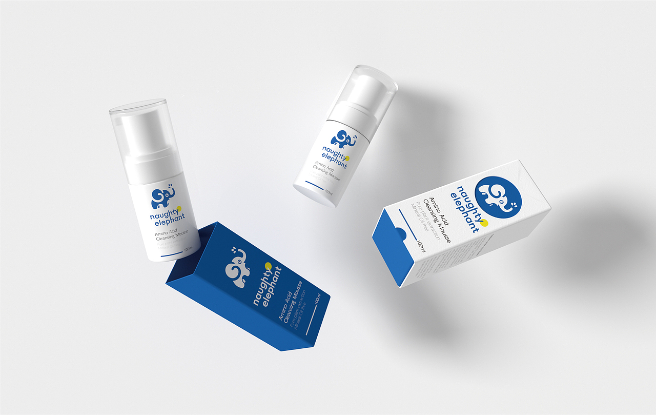naughty elephant 药妆包装设计