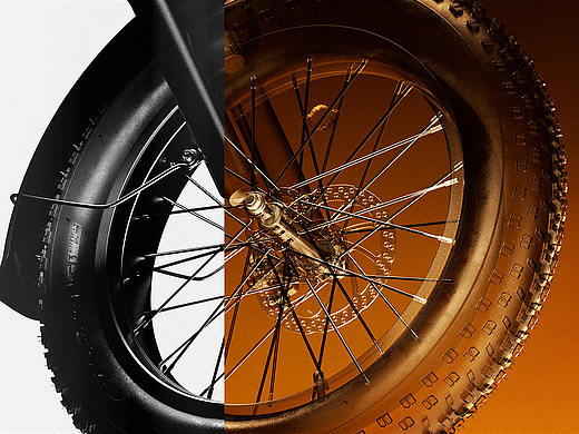 RetroVolt E-bike 复古款电单车 三维动画