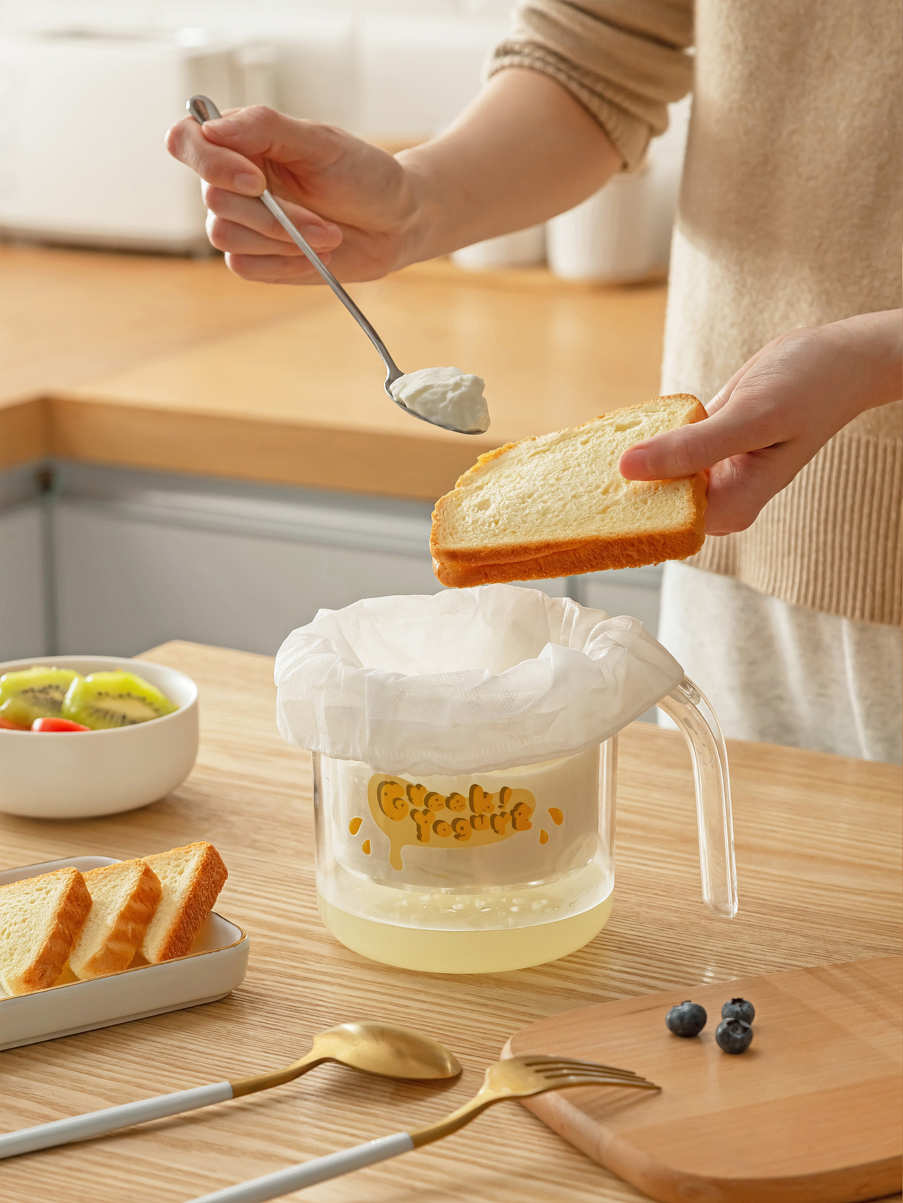 厨房用品——酸奶固液过滤器