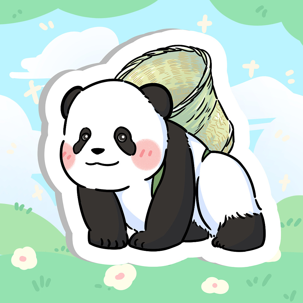 大熊猫文创-钥匙扣冰箱贴