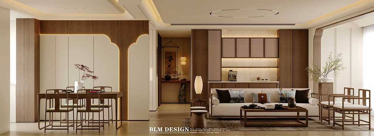 宋氏美学设计案例分享—白龙马效果图