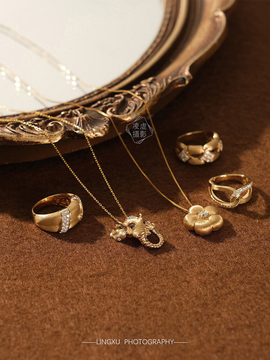 饰品拍摄欧式复古风