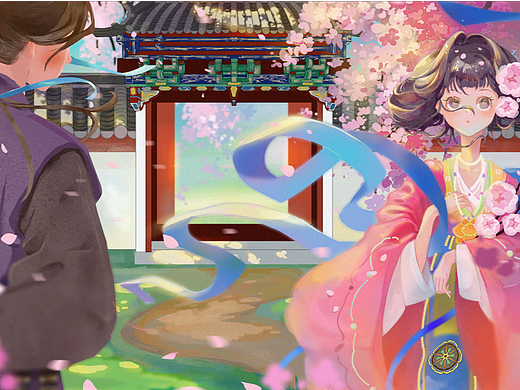 我的二创水彩画法的练习