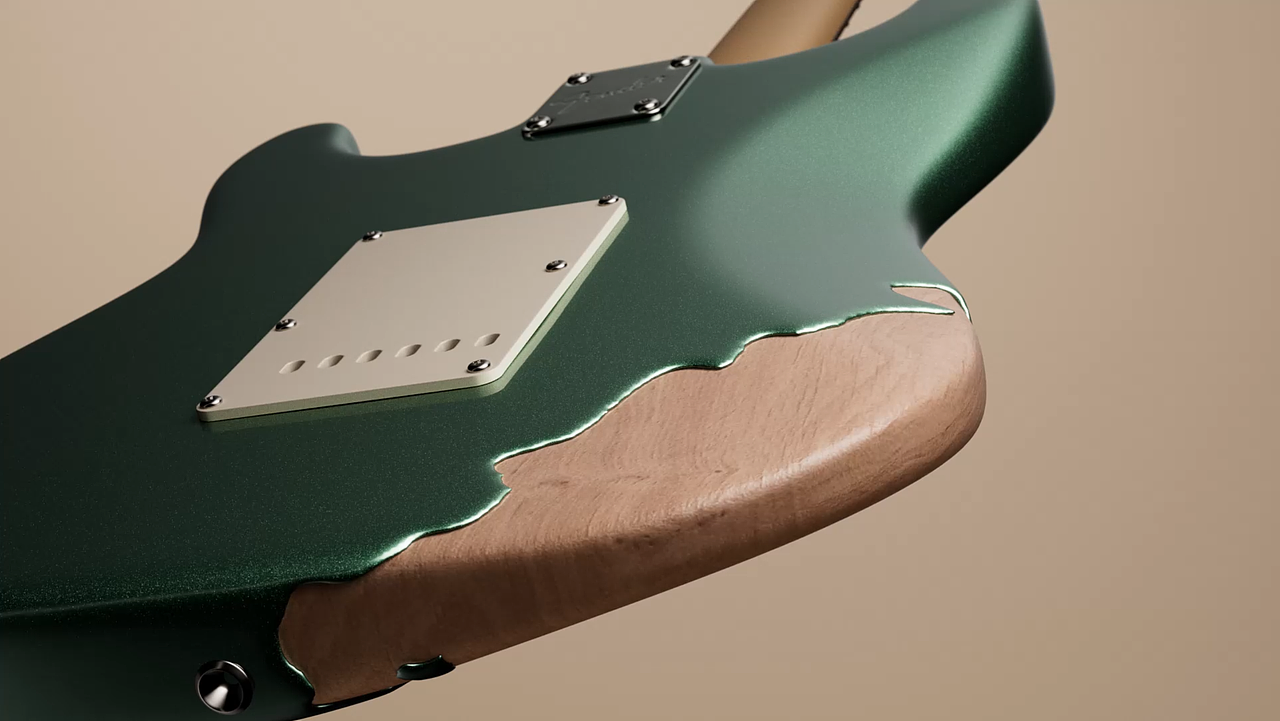 电吉他Stratocaster——动态演绎（图ZMzk2MDEwOTY4） - 产品 - 站酷设计师单色Luka原创素材 - 站酷ZCOOL