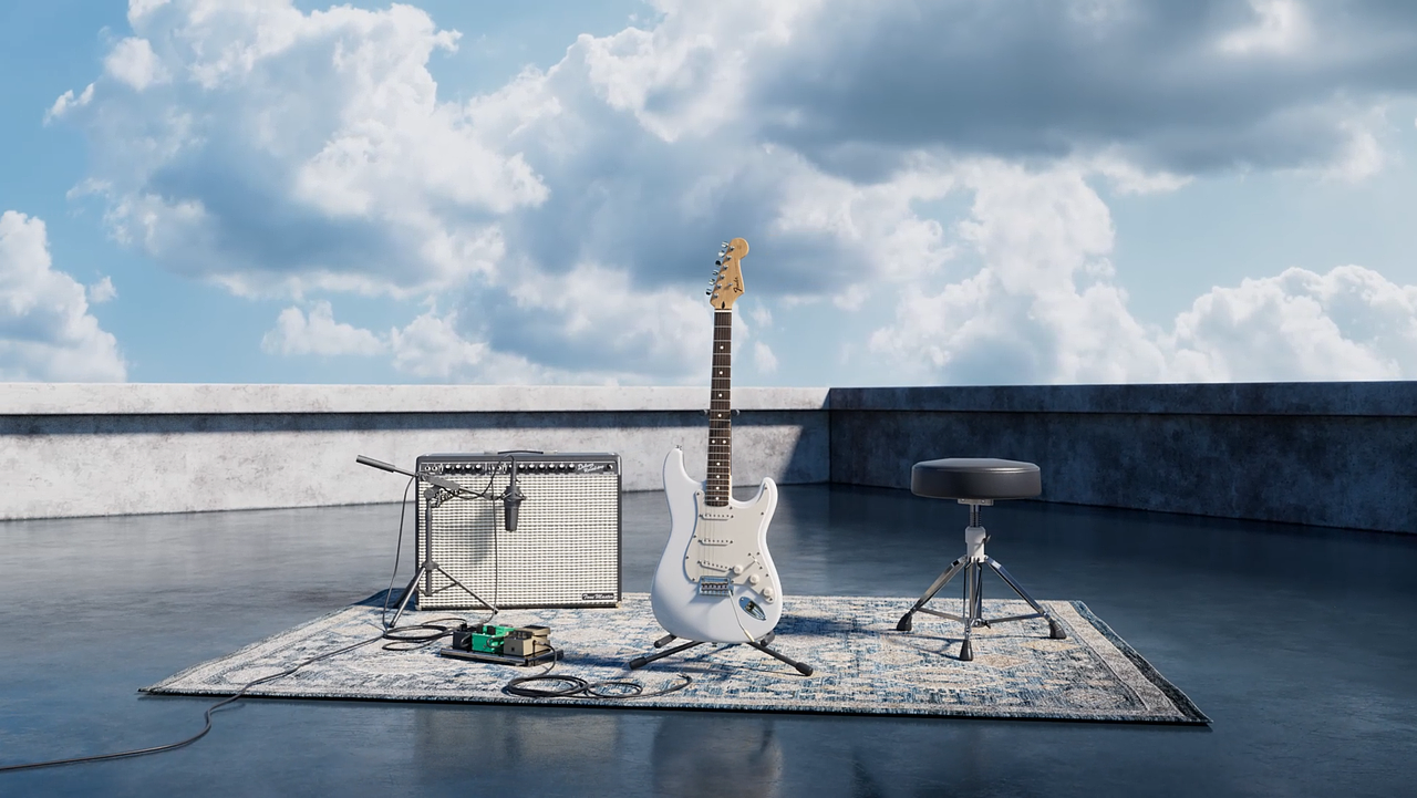 电吉他Stratocaster——动态演绎（图ZMzk2MDEwOTUy） - 产品 - 站酷设计师单色Luka原创素材 - 站酷ZCOOL