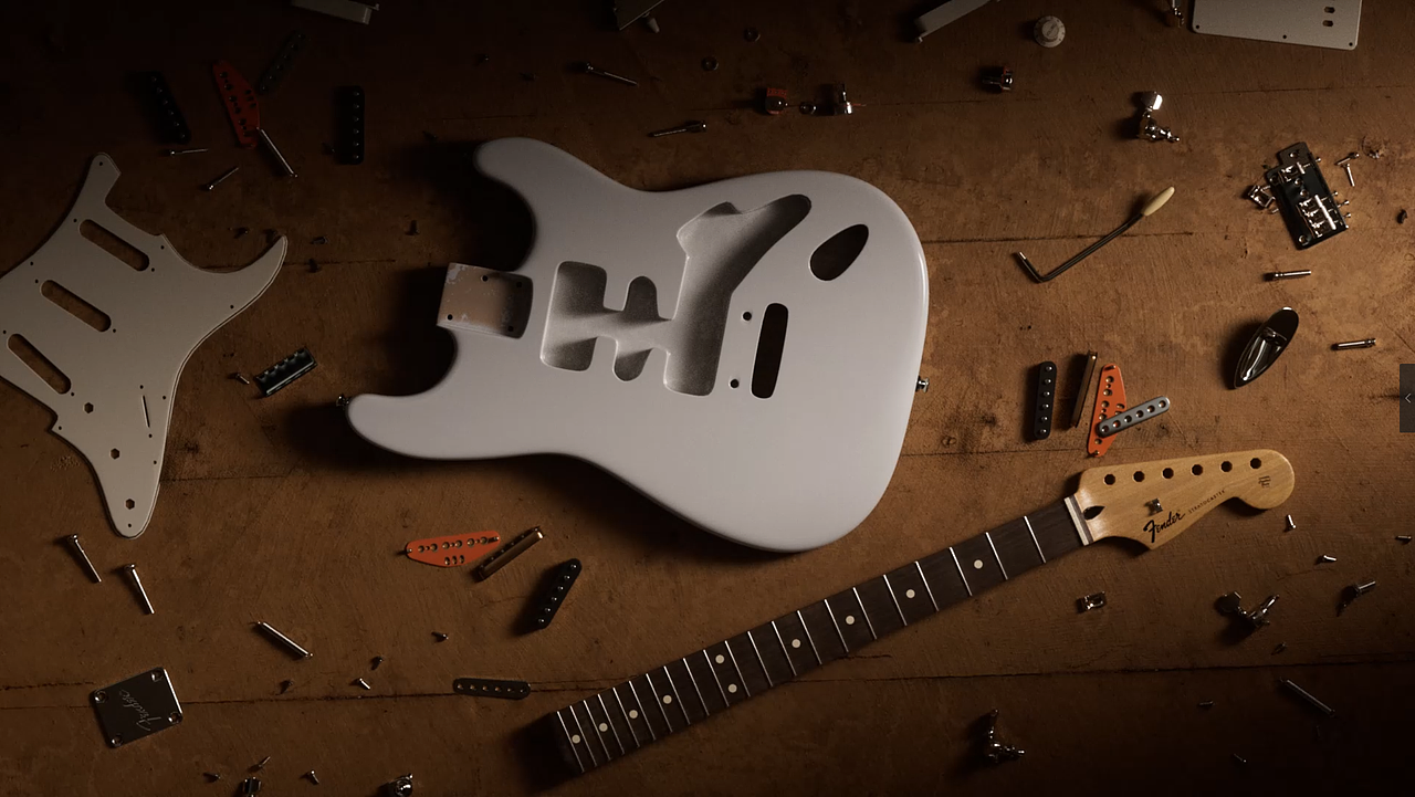 电吉他Stratocaster——动态演绎（图ZMzk2MDEwOTM2） - 产品 - 站酷设计师单色Luka原创素材 - 站酷ZCOOL