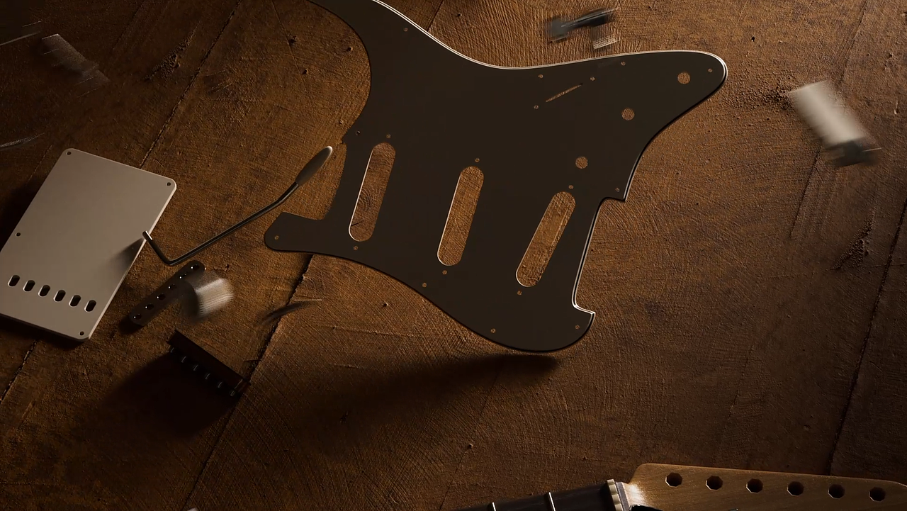 电吉他Stratocaster——动态演绎（图ZMzk2MDEwOTQ0） - 产品 - 站酷设计师单色Luka原创素材 - 站酷ZCOOL
