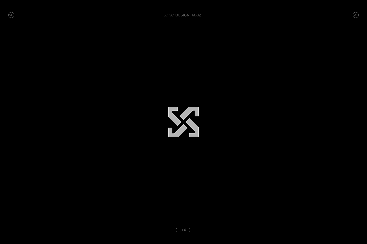 极简字母组合图形logo(J篇)