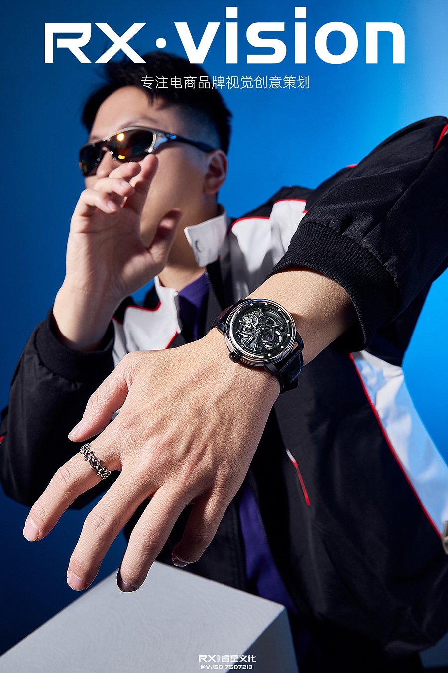手表拍摄#手表模特图 手表创意