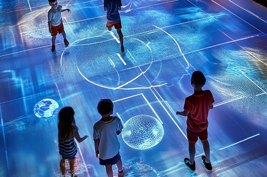 通过智能交互与光影融合，将静态地面转化为可感知的故事空间。（图ZMTUyMDk5MDQ=） - 观点 - 站酷设计师振邦视界原创素材 - 站酷ZCOOL