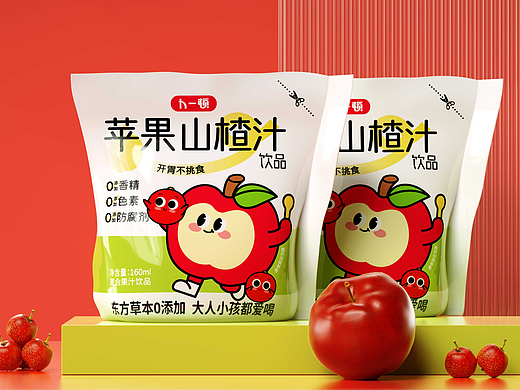 卜一顿饮料包装设计