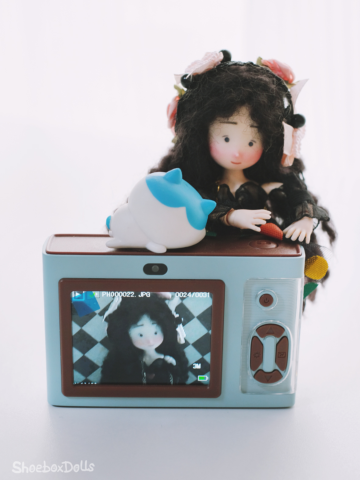 《挑战做100个小小的她》ooak娃娃 27:她在女巫店打工