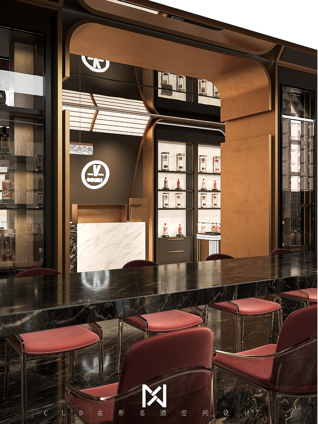 白酒第一股【华致酒行】》》》在形名酒空间设计（图ZMzk2MDI1ODY0） - 商业空间设计 - 站酷设计师在形名酒空间设计原创素材 - 站酷ZCOOL