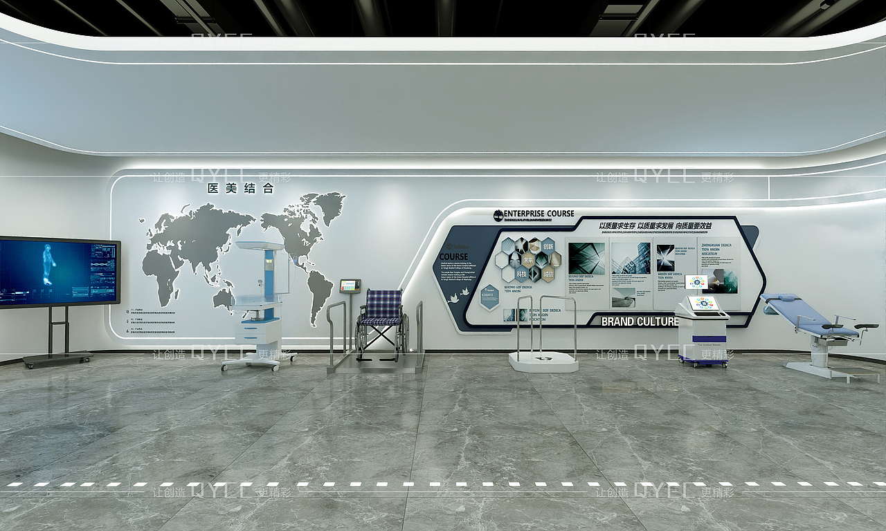 科技展厅设计-医疗器械展厅（图ZMzk2MDI2OTQ4） - 展陈设计 - 站酷设计师肖萧31363原创素材 - 站酷ZCOOL