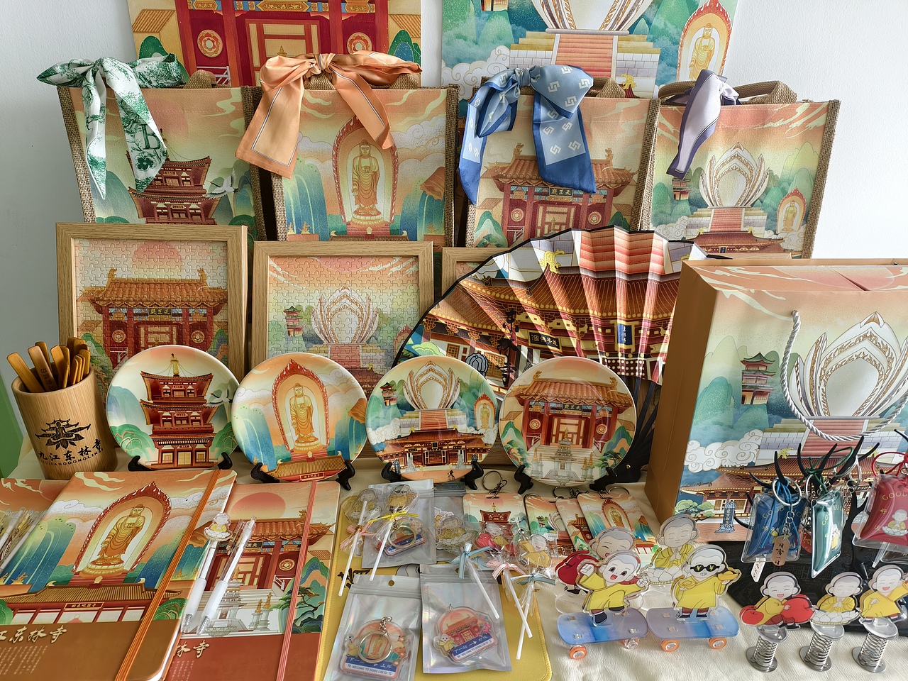 东林寺插画设计及文创的落地（图ZMzk2MDMwNzA0） - 商业插画 - 站酷设计师Z627194039原创素材 - 站酷ZCOOL