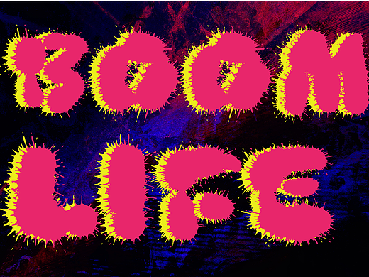 英文手写字库：XC Boom
