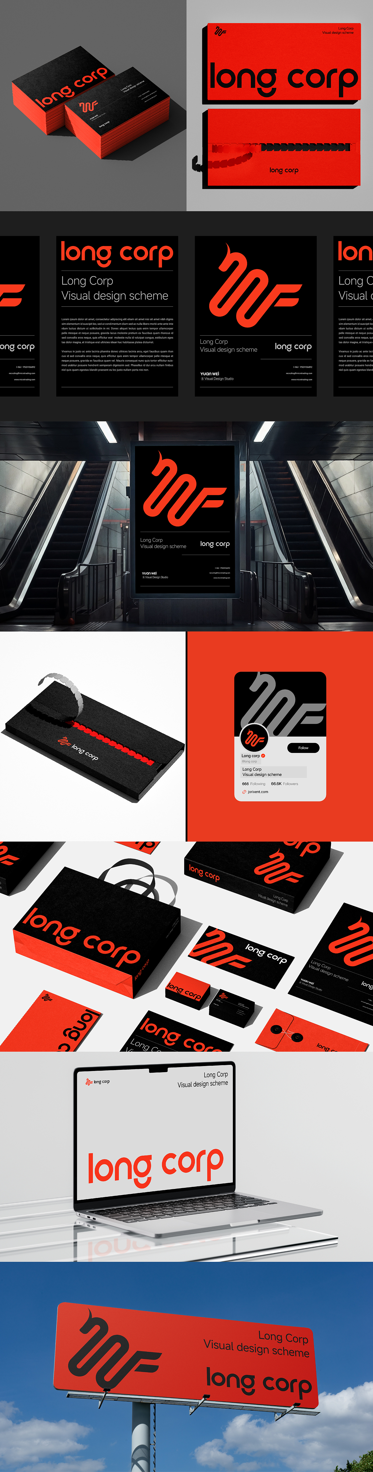 Long corp互联网金融投资品牌设计