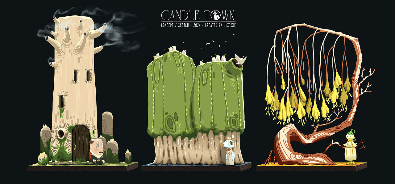 CandleTown-蜡烛镇(图ZMzk2MDQwNTA0) - 独立游戏 - 站酷设计师CzXIE原创素材 - 站酷ZCOOL