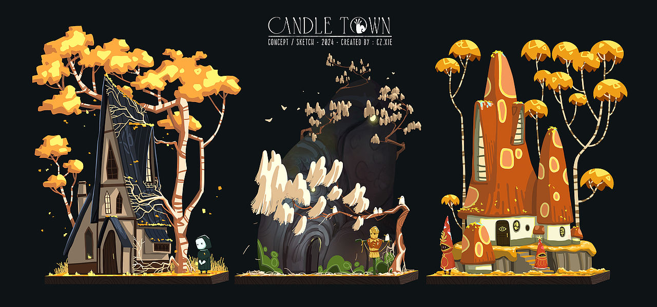 CandleTown-蜡烛镇(图ZMzk2MDQwNTAw) - 独立游戏 - 站酷设计师CzXIE原创素材 - 站酷ZCOOL