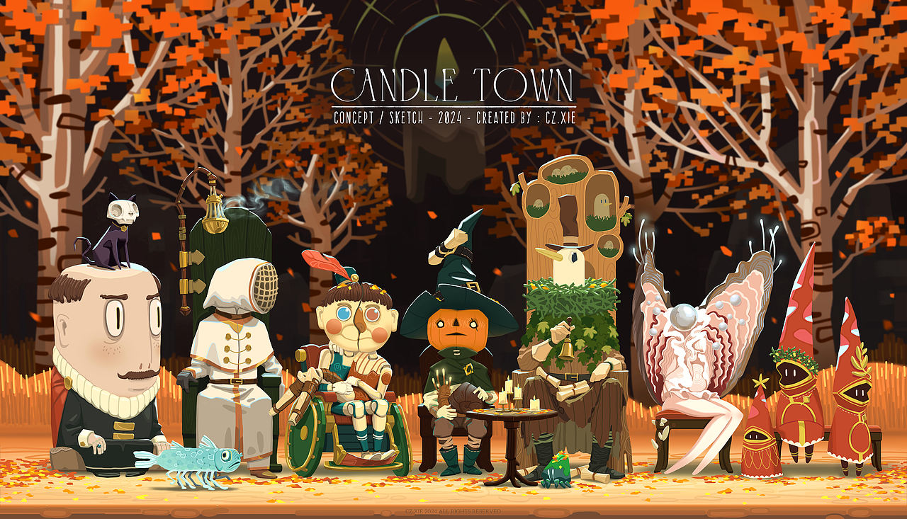 CandleTown-蜡烛镇(图ZMzk2MDQwNjQw) - 独立游戏 - 站酷设计师CzXIE原创素材 - 站酷ZCOOL