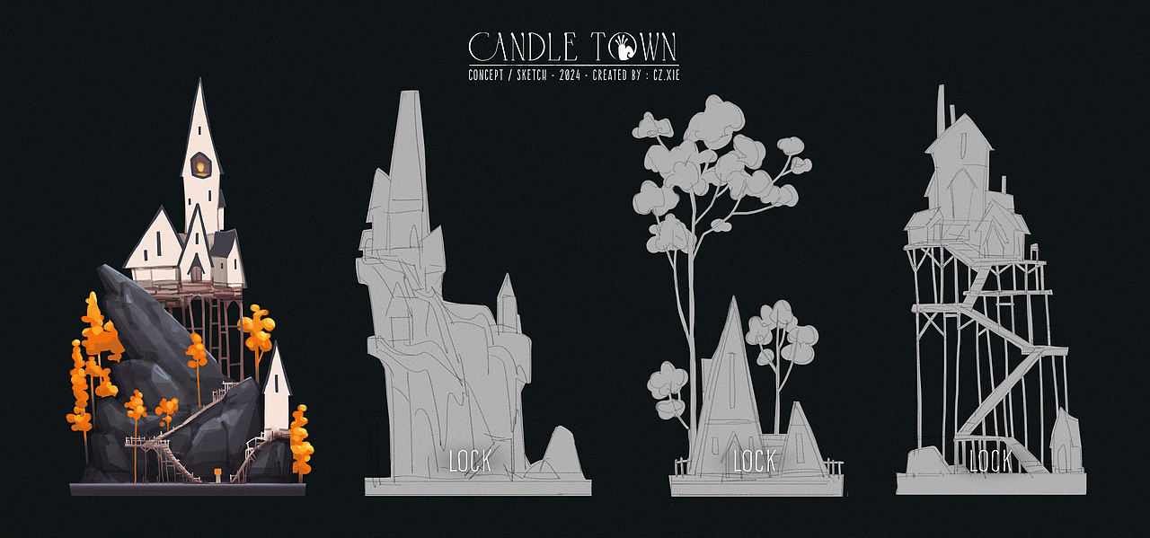 CandleTown-蜡烛镇(图ZMzk2MDQwNjYw) - 独立游戏 - 站酷设计师CzXIE原创素材 - 站酷ZCOOL
