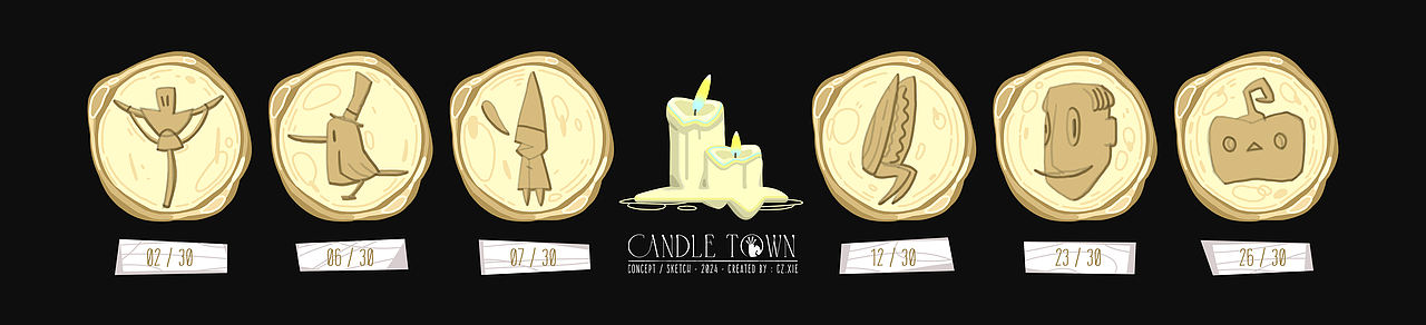 CandleTown-蜡烛镇(图ZMzk2MDQwNzY4) - 独立游戏 - 站酷设计师CzXIE原创素材 - 站酷ZCOOL