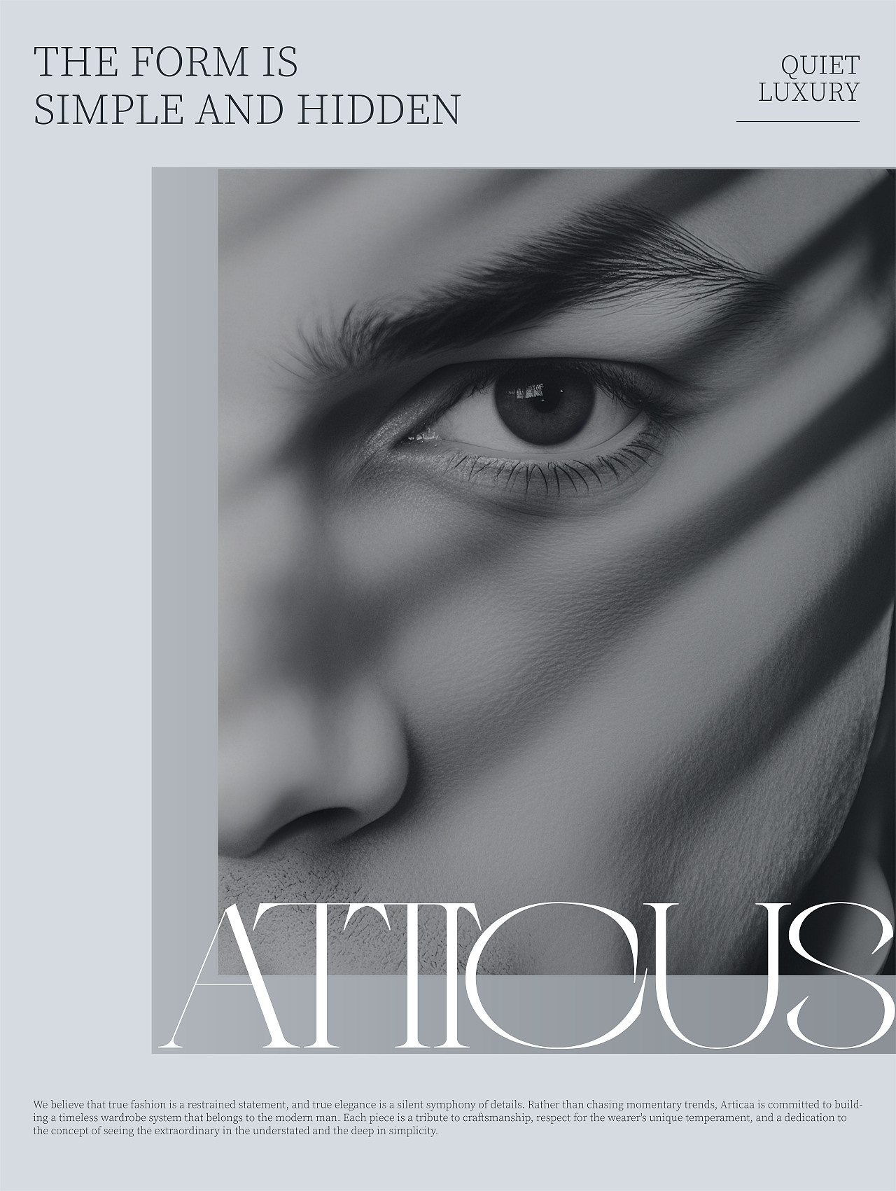 <ATTICUS亚帝卡>男装品牌视觉全案设计 | 浪课江湖