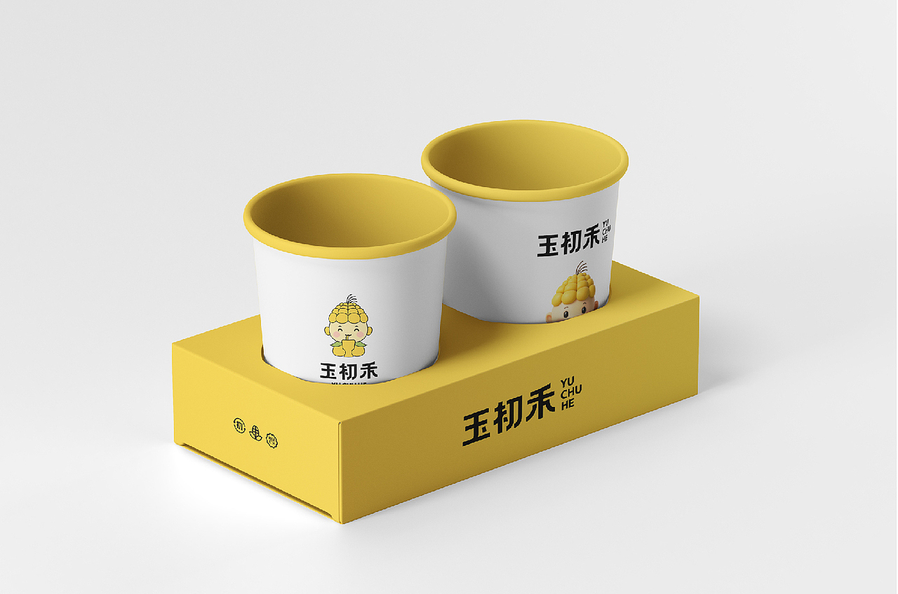 玉初禾手作奶茶IP品牌设计