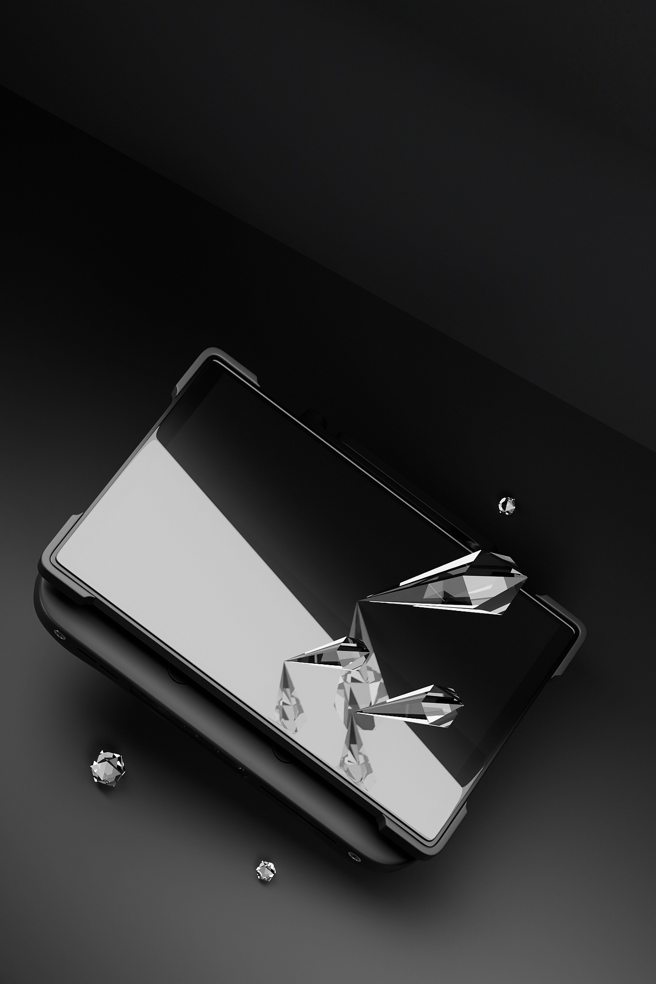 一组无人机遥控器钢化膜