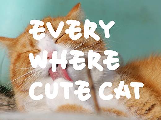 手写英文字库：XC Cuteboy