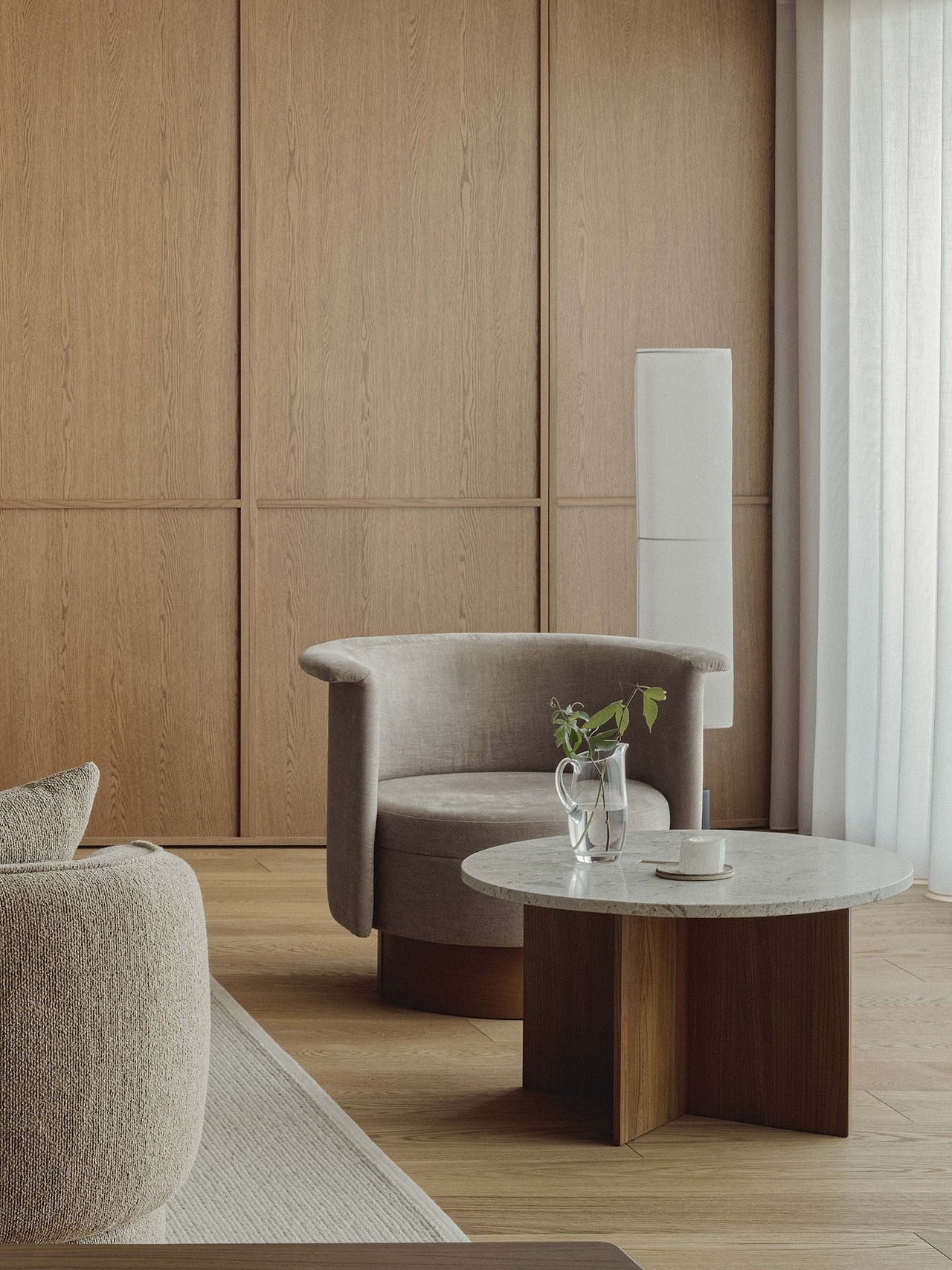 130m²原木侘寂风