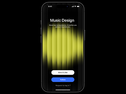 figma 设计练习 毛玻璃 动效