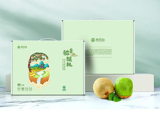岚皋猕猴桃包装设计
