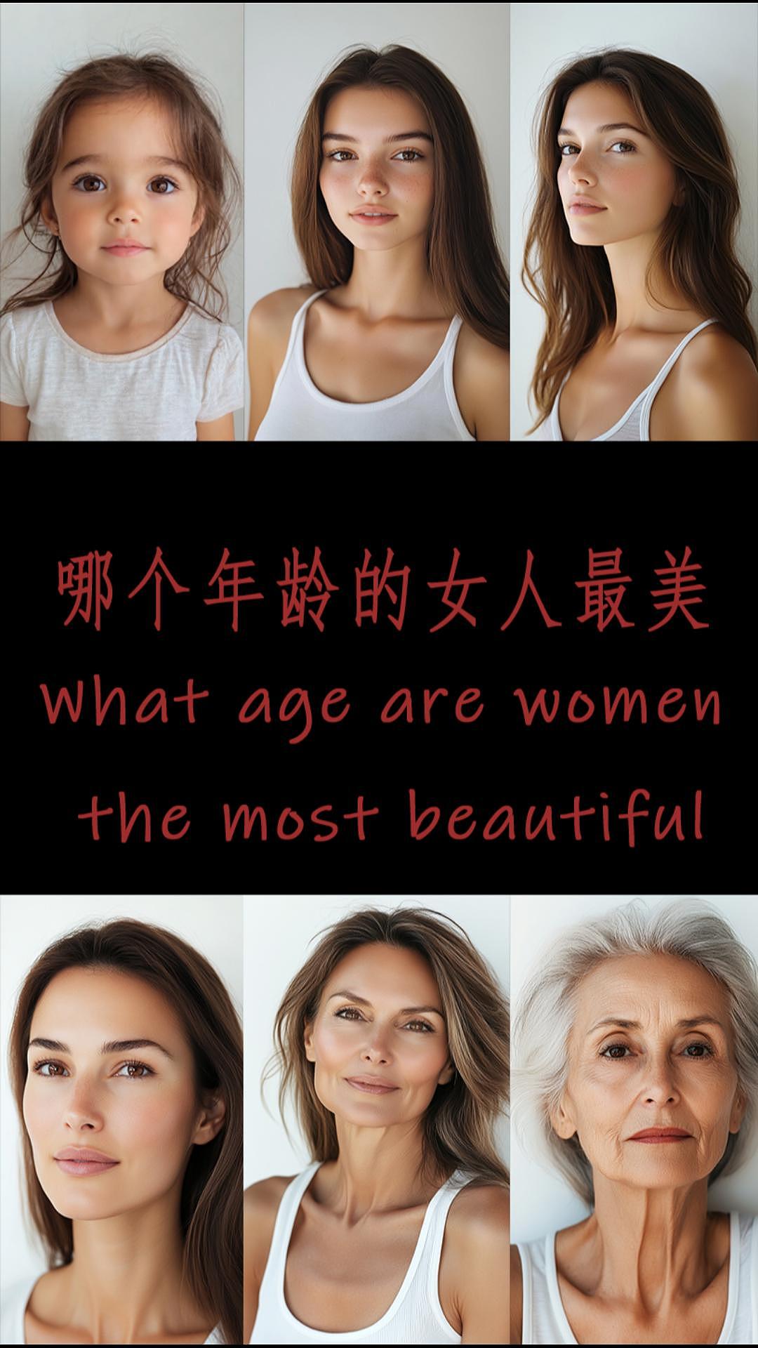 AI人物年龄变化