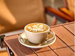 午后直射阳光~coffee time
