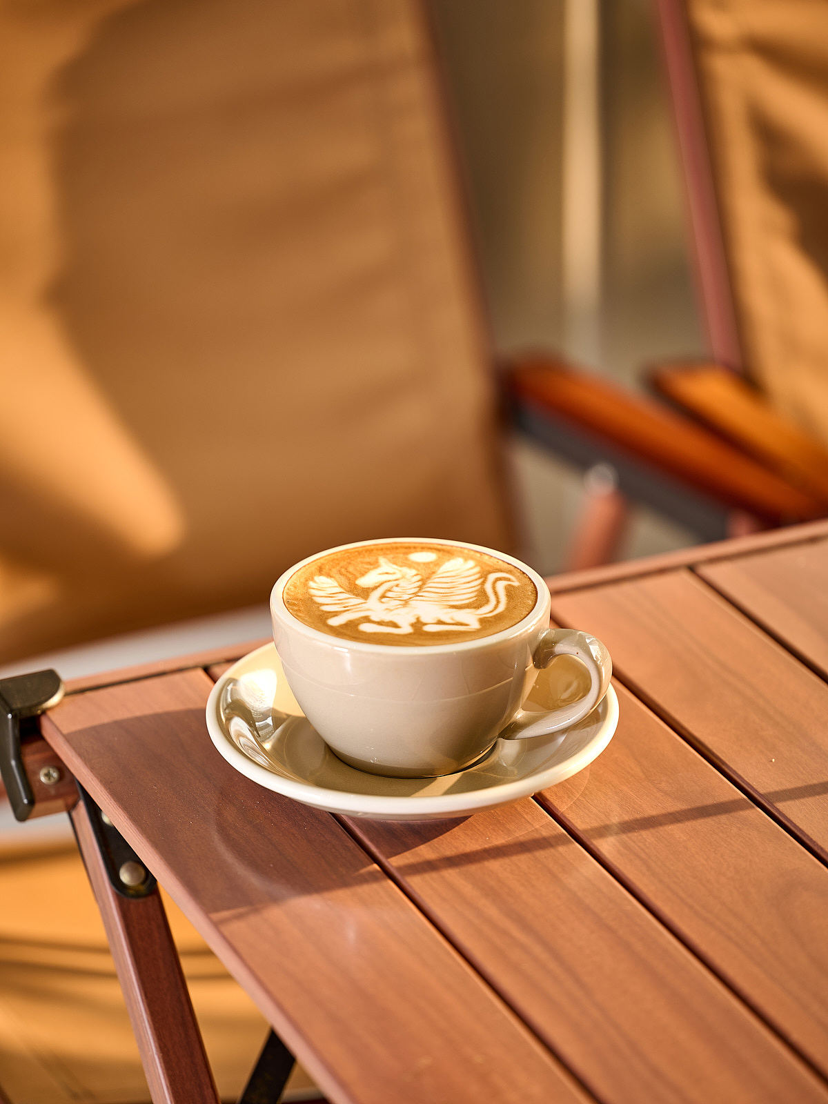 午后直射阳光~coffee time