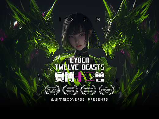 登榜站酷百大设计榜-赛博十二兽 CYBER TWELVE BEASTS