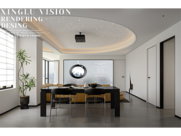 现代小户型客餐厅