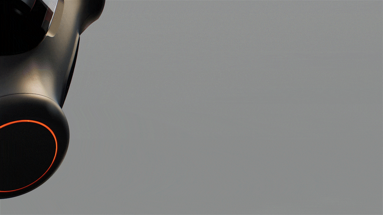 智元机器人灵犀X2-W动画渲染