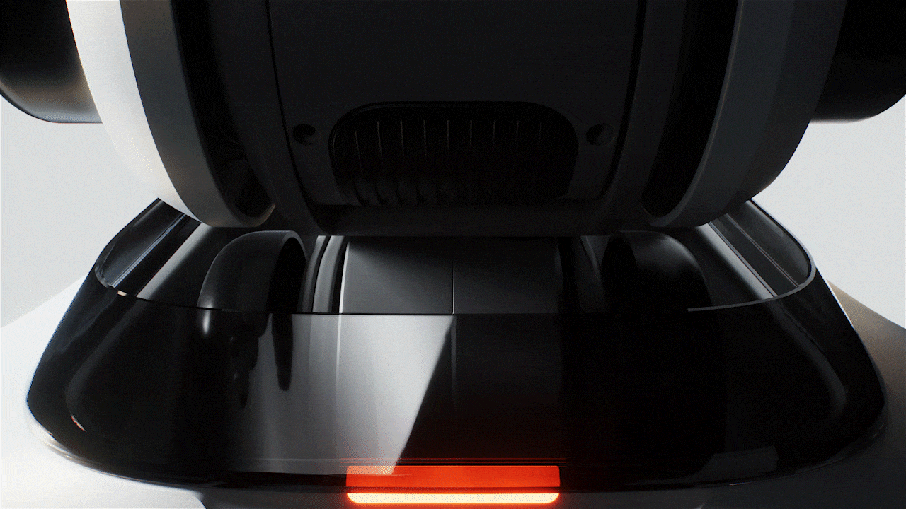 智元机器人灵犀X2-W动画渲染