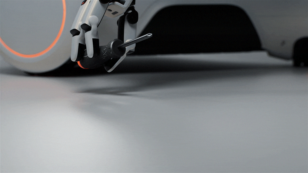 智元机器人灵犀X2-W动画渲染