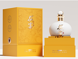 龙宴白酒包装原创设计 | 三维渲染