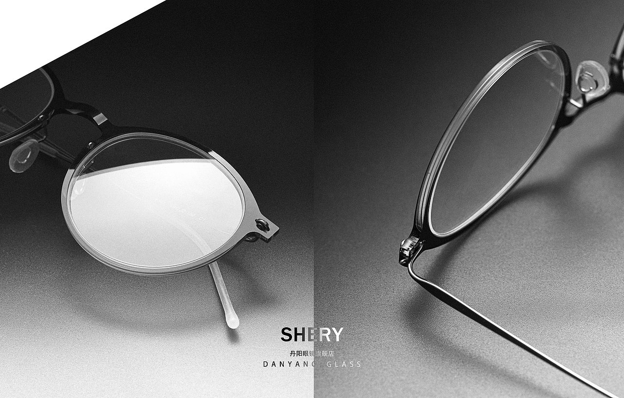 产品拍摄 眼镜 亚克力款复古时尚眼镜