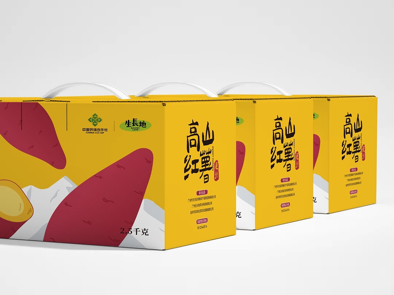 益益鲜×生长地 高山红薯包装设计